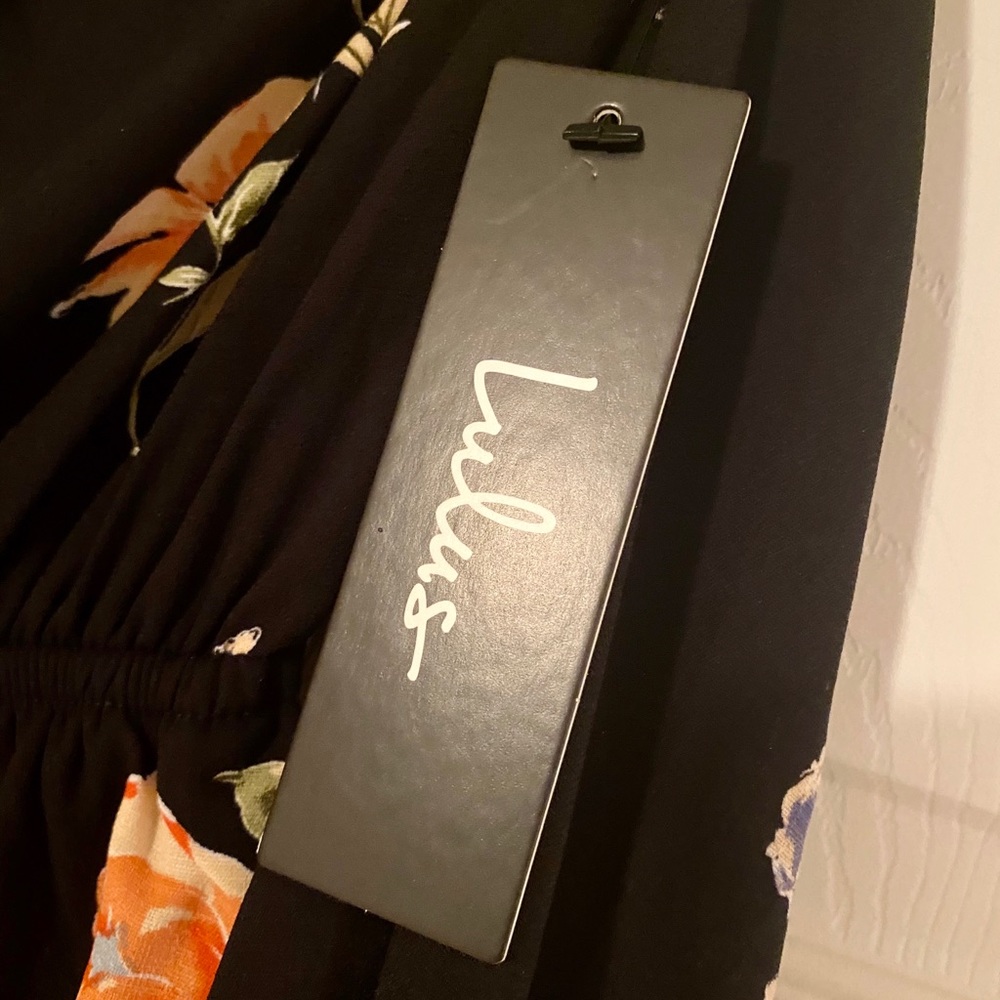 Lulus strapless bell sleeve dress - Picture 3 of 4